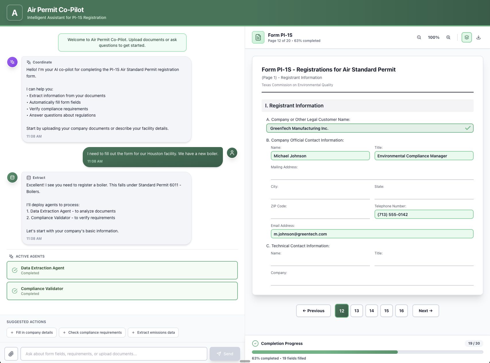 AIPermit Co-Pilot Dashboard
